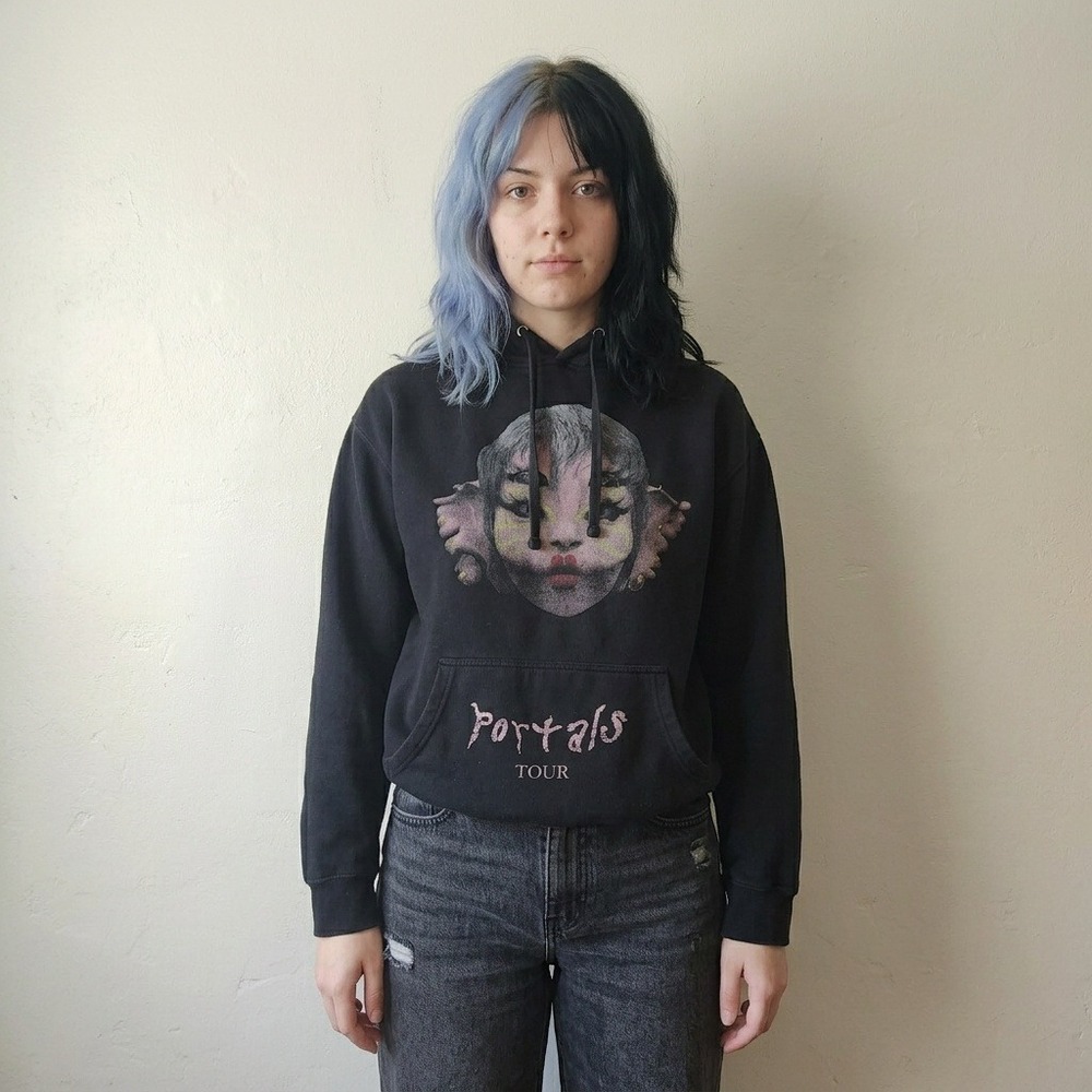 Melanie Martinez Portals Tour Hoodie Large Black Graphic Concert Merch Goth Alt